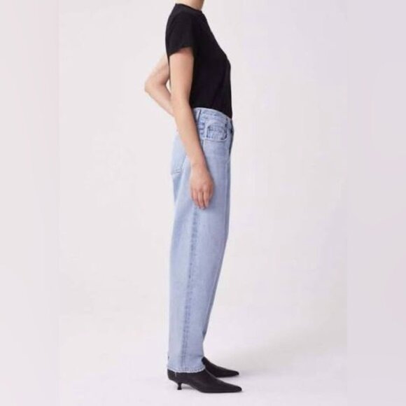 Agolde Revolve High Rise Tapered Baggy Jeans - Picture 14 of 14